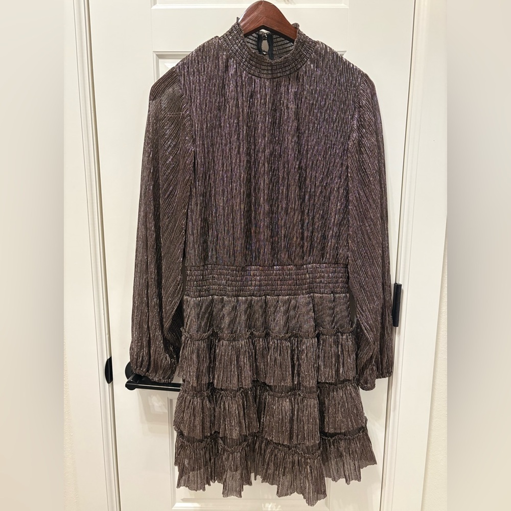 1. State Black Long Sleeve Dress with Mock Neck